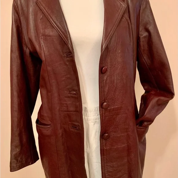 Vintage leather jacket - Picture 5 of 8